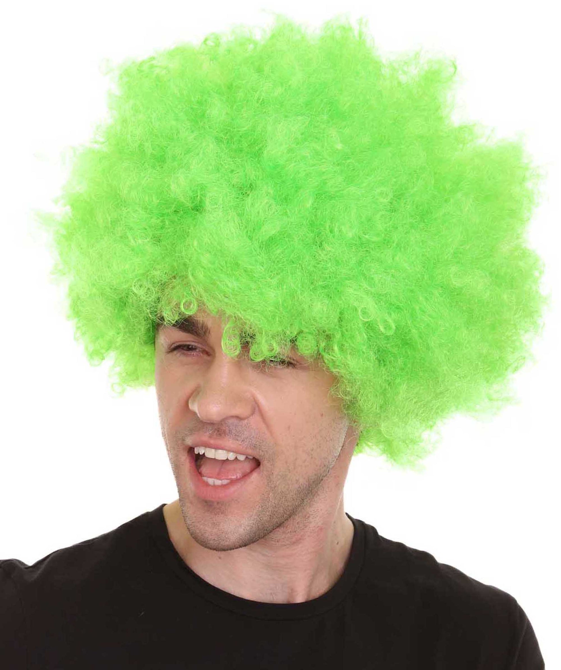 Green Jumbo Halloween Wig.