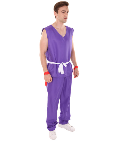 Men's Super Dragon TV / Movie Costume | Purple Halloween Costume