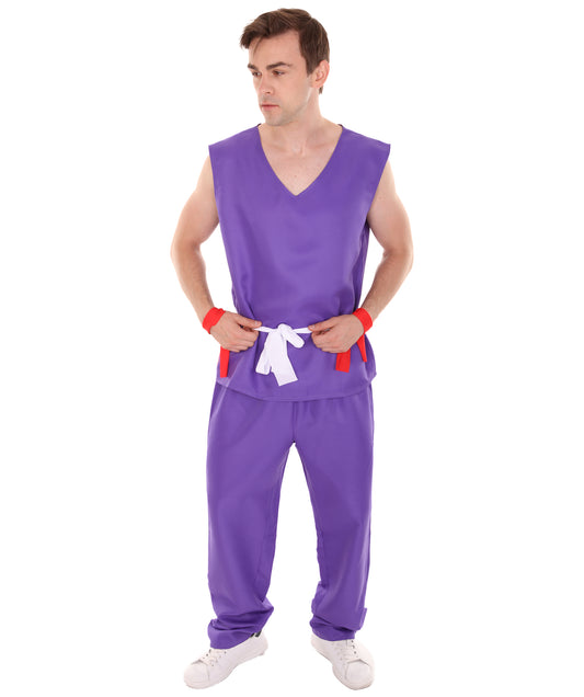 Men's Super Dragon TV / Movie Costume | Purple Halloween Costume