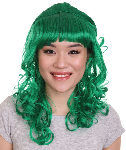 HPO Womens Pin up Girl Wig Collections | Party Ready Fancy Halloween Wig | Premium Breathable Capless Cap
