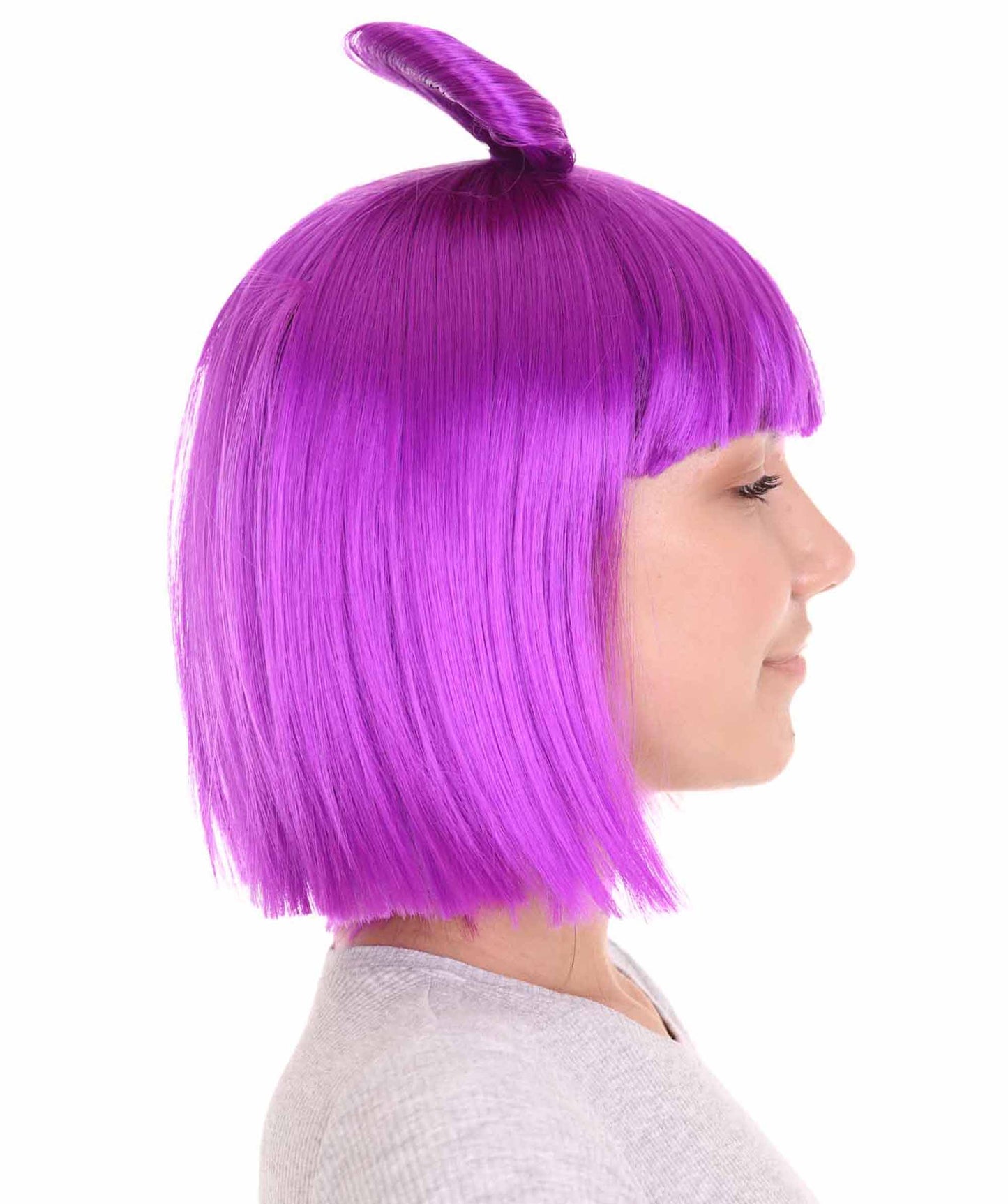 Neon Purple Butterfly Womens Wig | Party Ready Fancy Halloween Wig | Premium Breathable Capless Cap