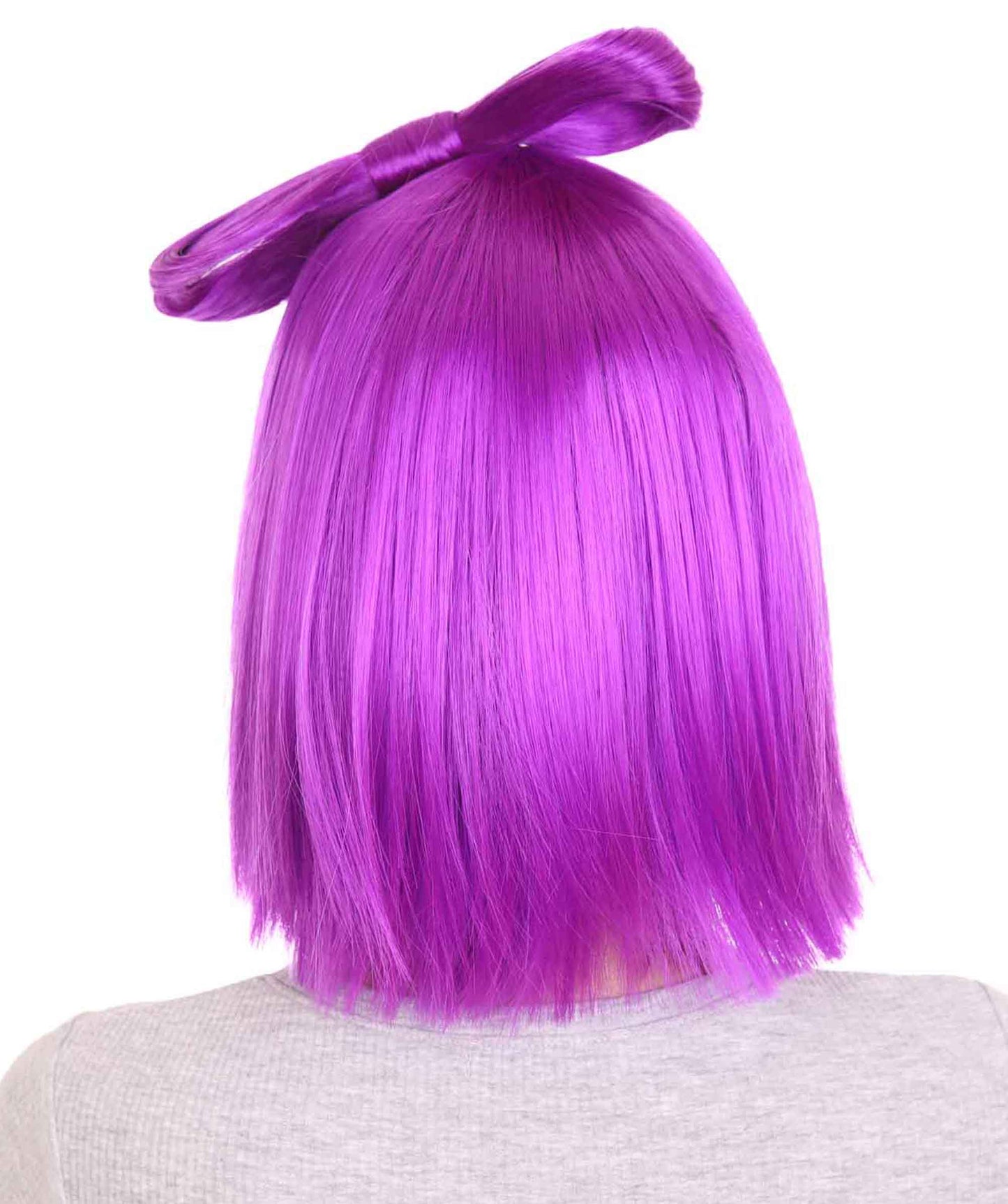 Neon Purple Butterfly Womens Wig | Party Ready Fancy Halloween Wig | Premium Breathable Capless Cap