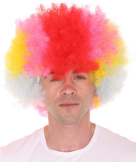 HPO Clown Wig | Super Jumbo Cosplay Halloween Wig | Premium Breathable Capless Cap