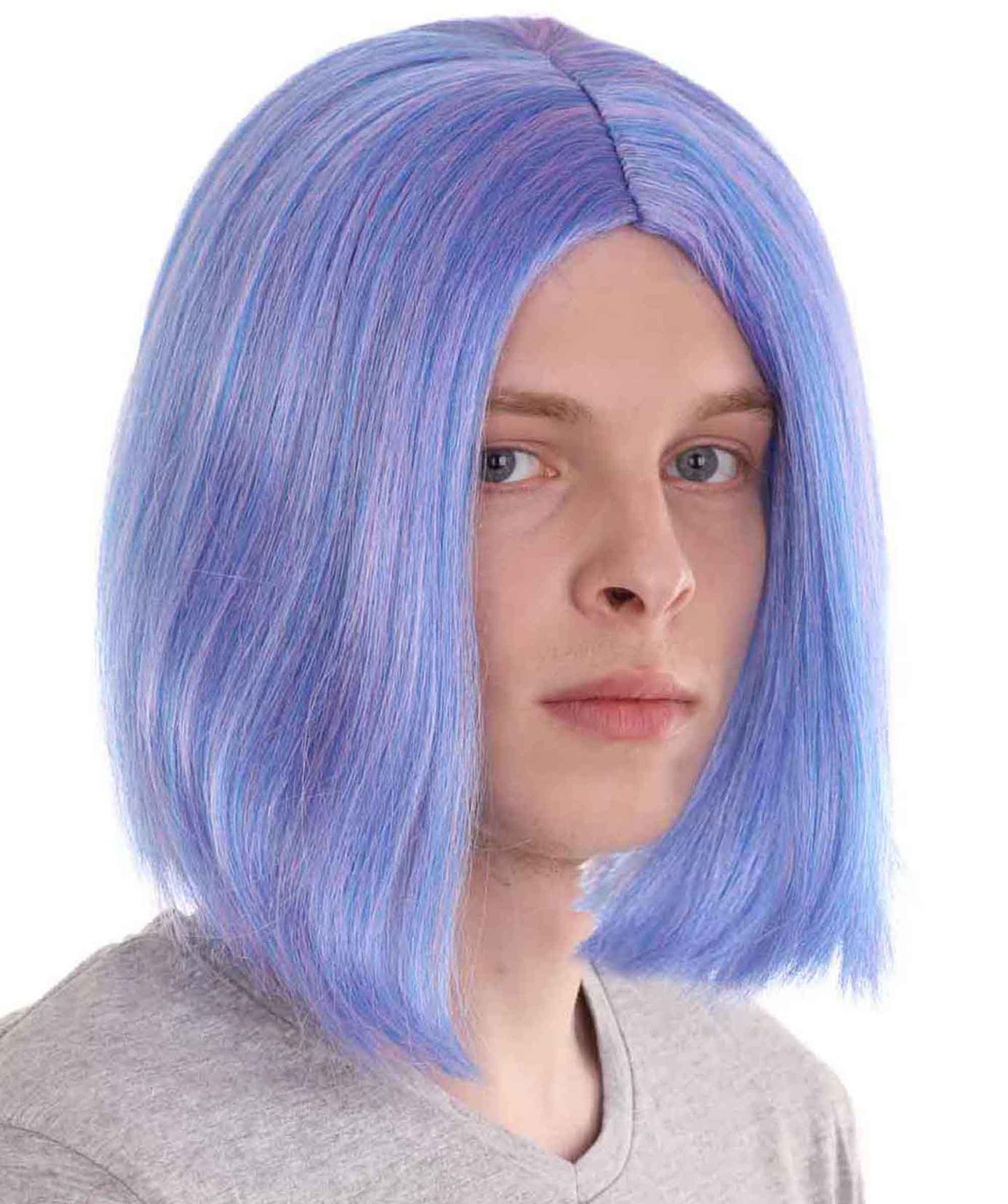 Men's Monster Anime Wig | Blue | Premium Breathable Capless Cap