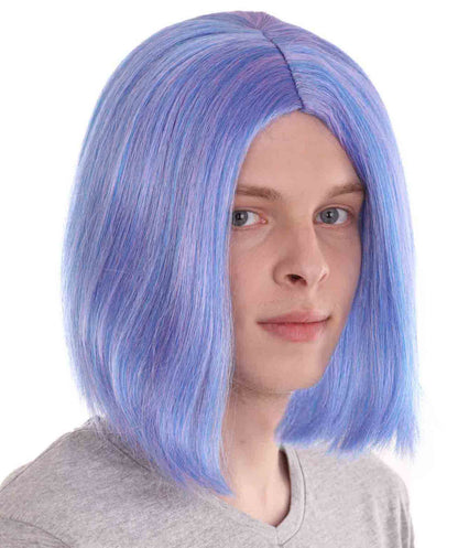 Men's Monster Anime Wig | Blue | Premium Breathable Capless Cap