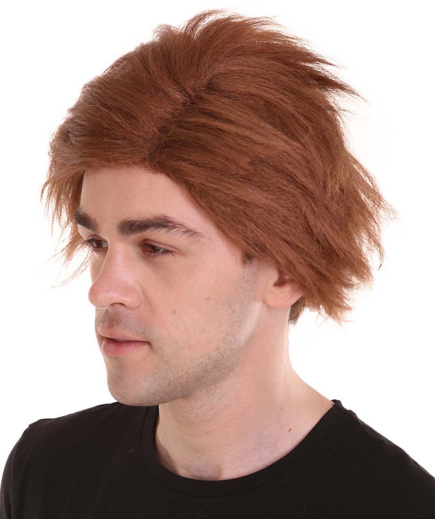 Singer Men's Wig | Brown Celebtity Wig | Premium Breathable Capless Cap