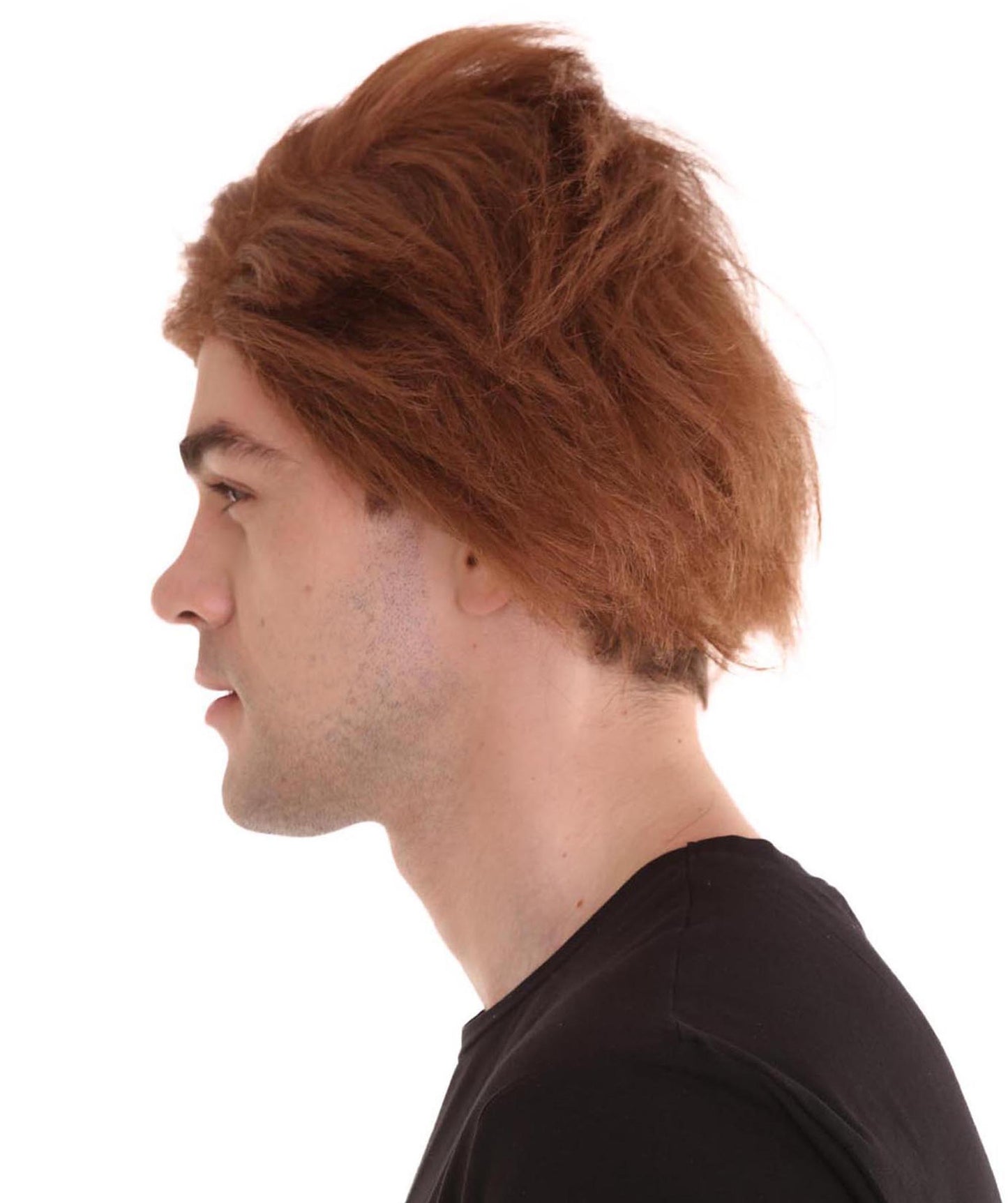 Singer Men's Wig | Brown Celebtity Wig | Premium Breathable Capless Cap