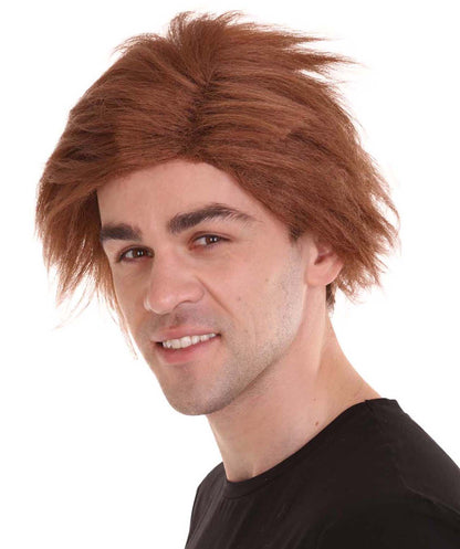 Singer Men's Wig | Brown Celebtity Wig | Premium Breathable Capless Cap