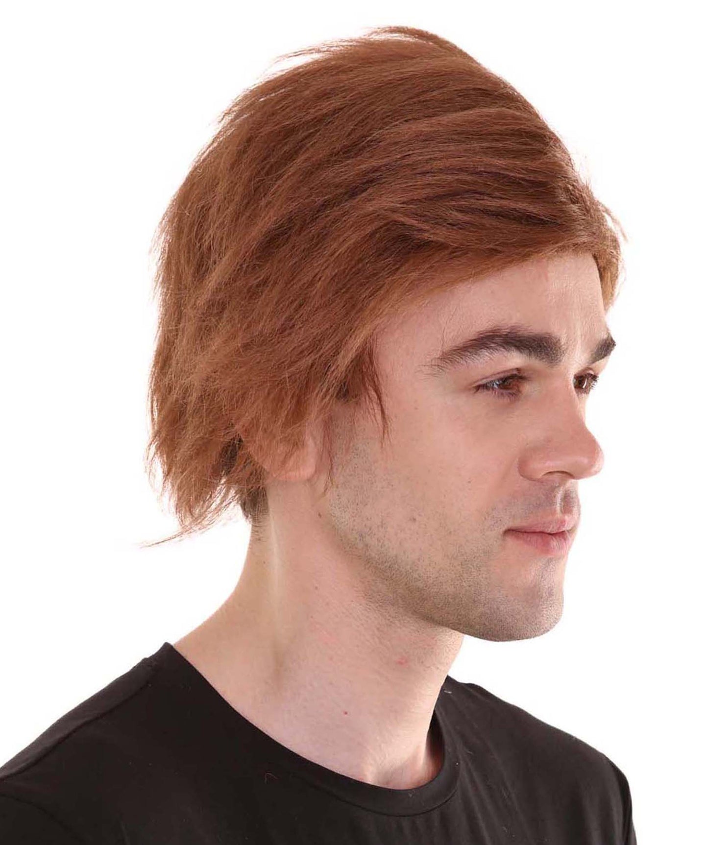 Singer Men's Wig | Brown Celebtity Wig | Premium Breathable Capless Cap