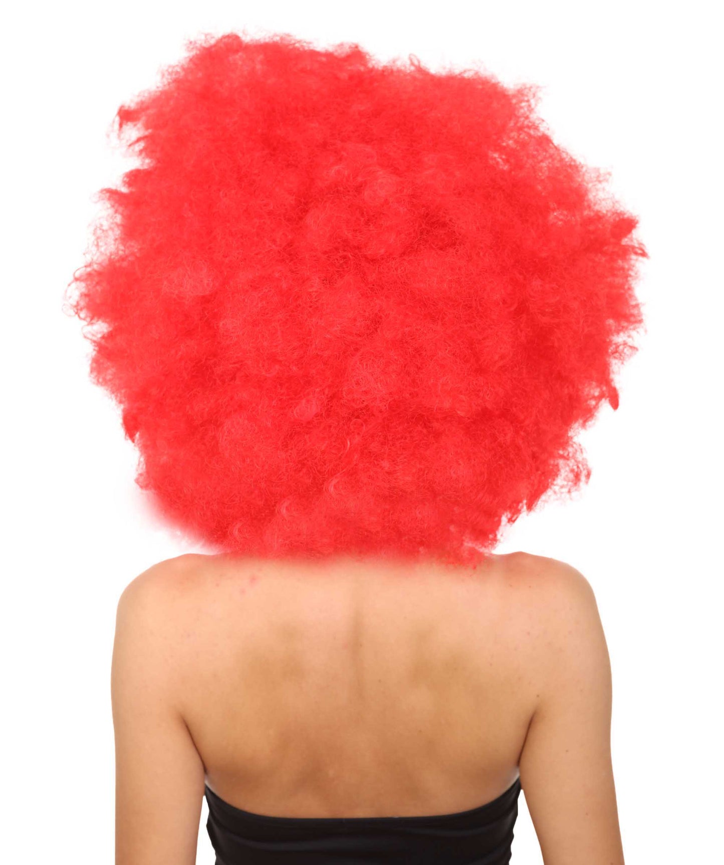 HPO Women's Jumbo Afro Small Bow Wigs Collections | Super Size Halloween Wigs | Premium Breathable Capless Cap