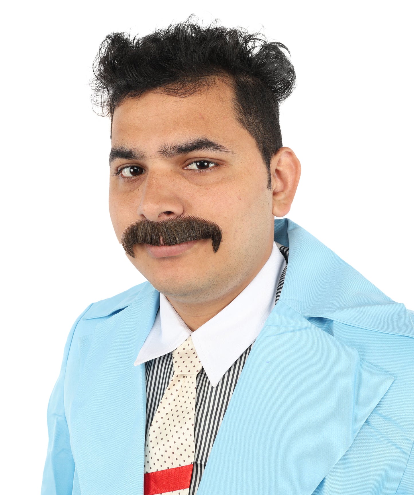 Men's 70's Horseshoe Synthetic Facial Hair Mustache | HPO