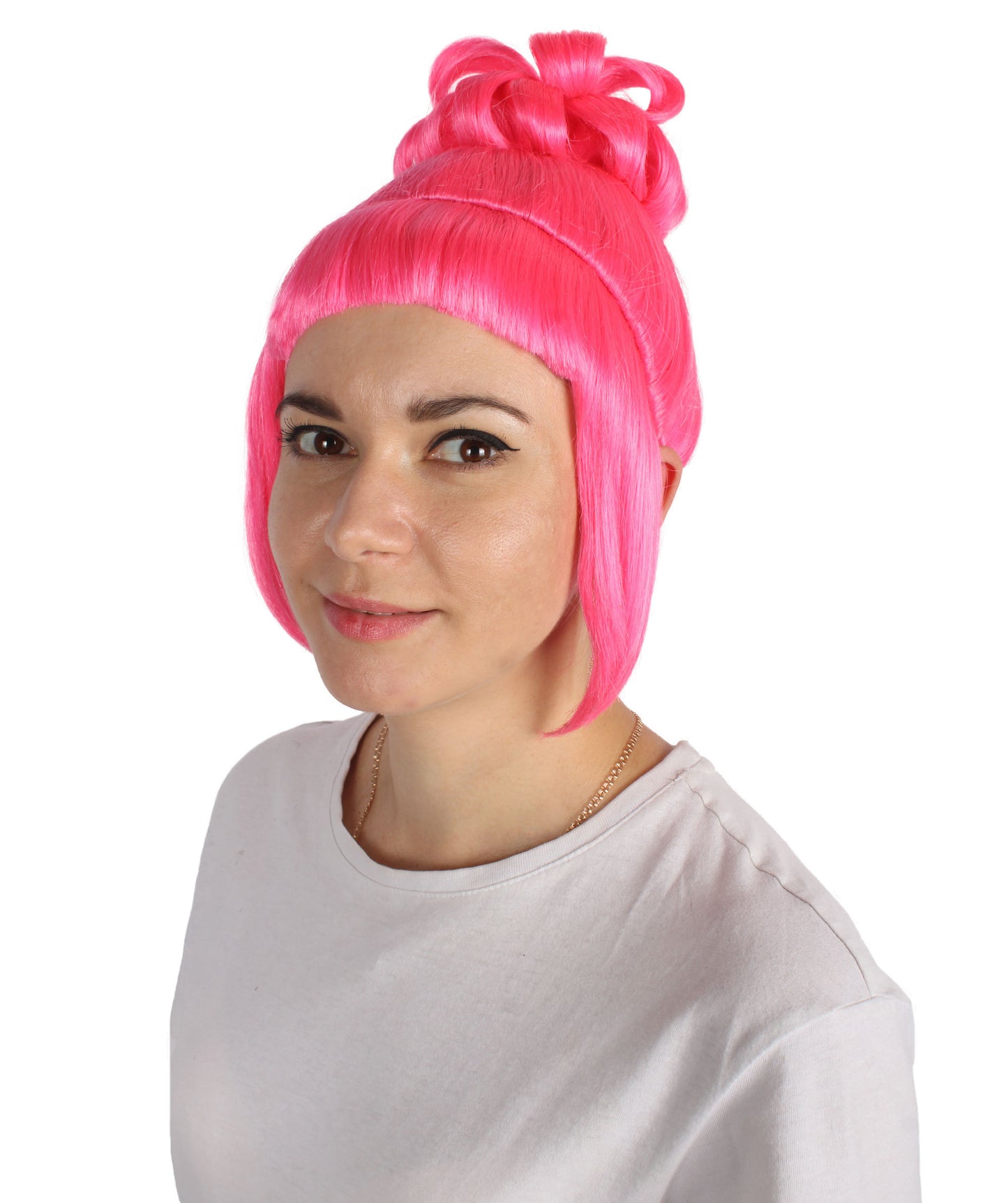 HPO  Women's Halloween Animated Lucy Updo Wig | Multiple Color Options