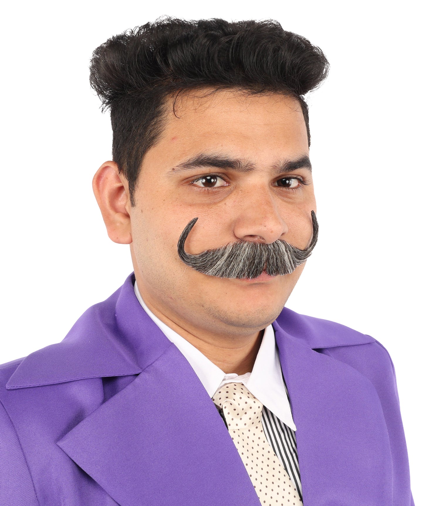 Men's Watson Synthetic Hair Moustache | Facial Hair Multiple Colour Options | HPO