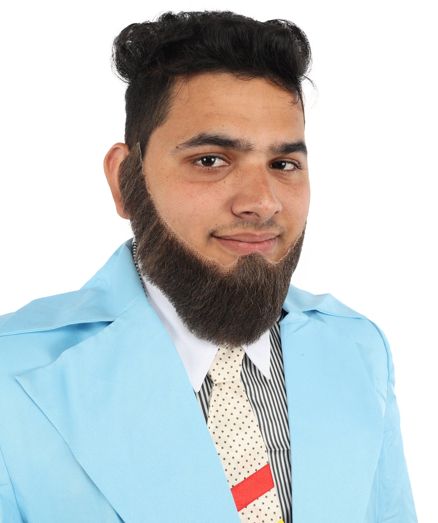 Men's Alaskan Whaler Hair Beard | Synthetic Facial | Multiple Color options