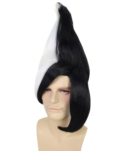 HPO Adult Men's Tv Musical Movie Troll Spiked Wig | Multicolor Options | Flame-retardant Synthetic Fiber