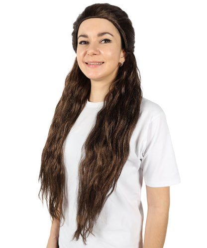 HPO Adult Women Enchanta wig with Mahogany Brown forehead for Cosplay, Parties and Everyday Enchantment