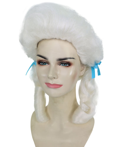 HPO Women’s Classic Elly May Clamped Multiple Wig With Two Blue Hair Ribbons