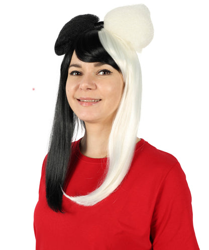 HPO Long Butterfly Womens Wigs | Insect Character Multi Color Halloween Wigs | Premium Breathable Capless Cap