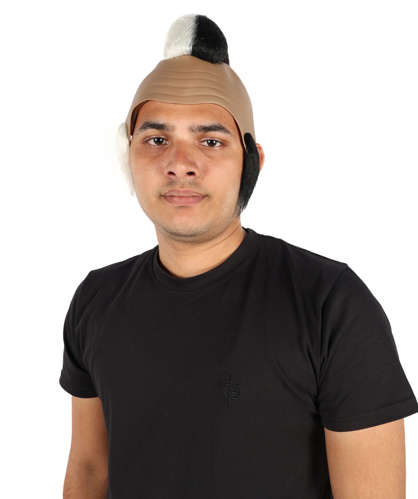 HPO Men’s Tough Black Guy T Mohawk Wig| Perfect for Halloween| Flame-retardant Synthetic Fiber