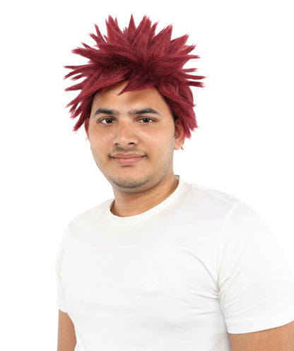 HPO Adult Men's Japanese Superhero Manga Spiky Wig |  Multi Color Options