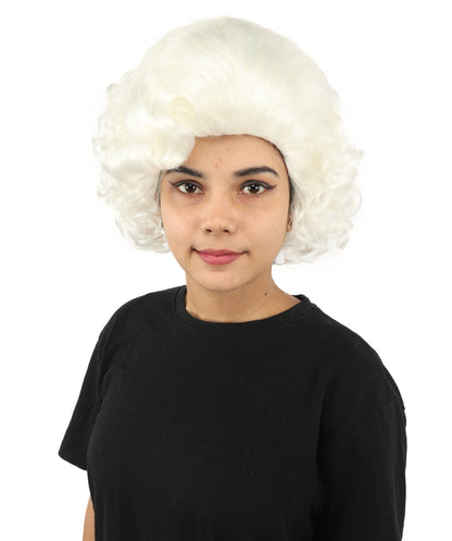 HPO Adult Women's Dame Edna Everage Wigs | Multiple Color Options | Drag Queen-Inspired Colorful Synthetic Hair for Parties, Stage Events | Breathable Capless Design