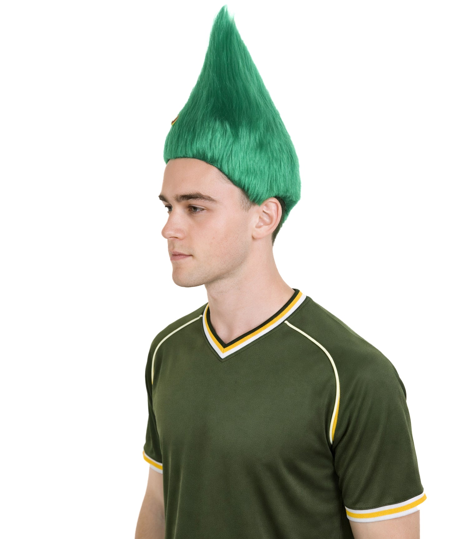 Men's Flag Troll Wig | Premium Breathable Capless Cap