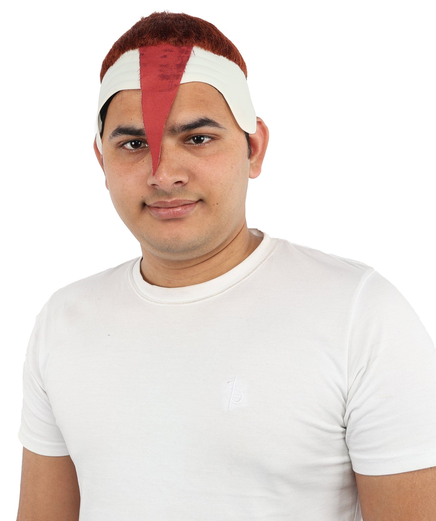 HPO Adult Men's Men's Adhesive Front Military Wig | Multicolor Options | Dark High and Tight Style with Glue-On Sideburns, Synthetic Fiber & Realistic Hairline | Halloween, Sci-Fi Roleplay, Special Effects Makeup & Costume Events