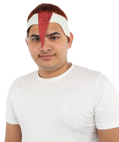 HPO Adult Men's Men's Adhesive Front Military Wig | Multicolor Options | Dark High and Tight Style with Glue-On Sideburns, Synthetic Fiber & Realistic Hairline | Halloween, Sci-Fi Roleplay, Special Effects Makeup & Costume Events