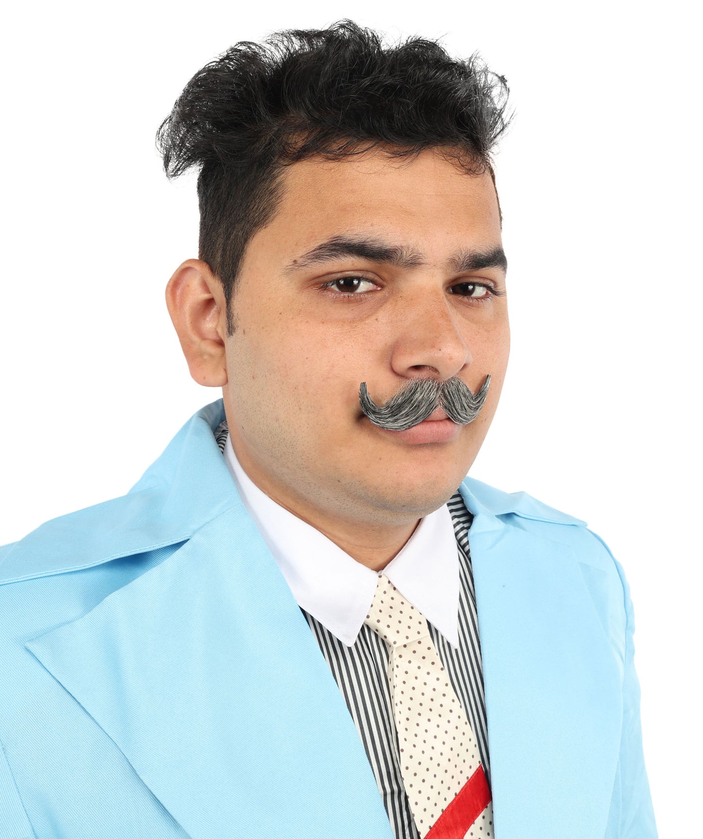 Men's Small Imperial Synthetic Hair Mustache | Multiple Color Options | HPO