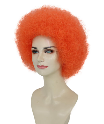 Adult Unisex Big Curly Afro Wig | Bold Costume Hair for Halloween, Cosplay, and Themed Parties | Multiple Color Options