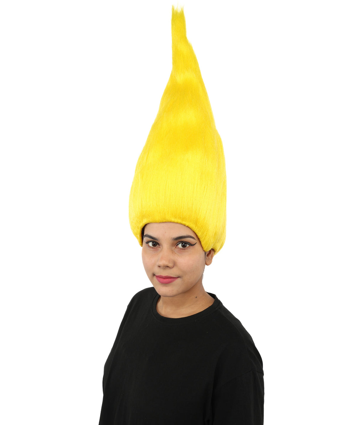 HPO Adult & Teen Women's Tall Cone Wig | Multicolor Options, create of synthetic fiber, extremely tall smooth pointed texture, breathable base | Party, Halloween, theater, drag, performance, costume events