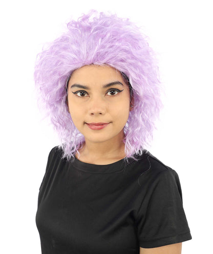HPO Adult & Teen Women’s 15-Inch Curly Wig | Multiple Color Options | Wavy Voluminous Style | Idal for Costume, Cosplay, and Themed Events