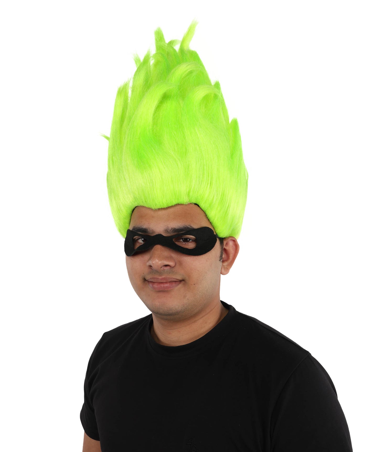 HPO Animated Movie Supervillain Wig , Troll Wig , Premium Breathable Capless Cap