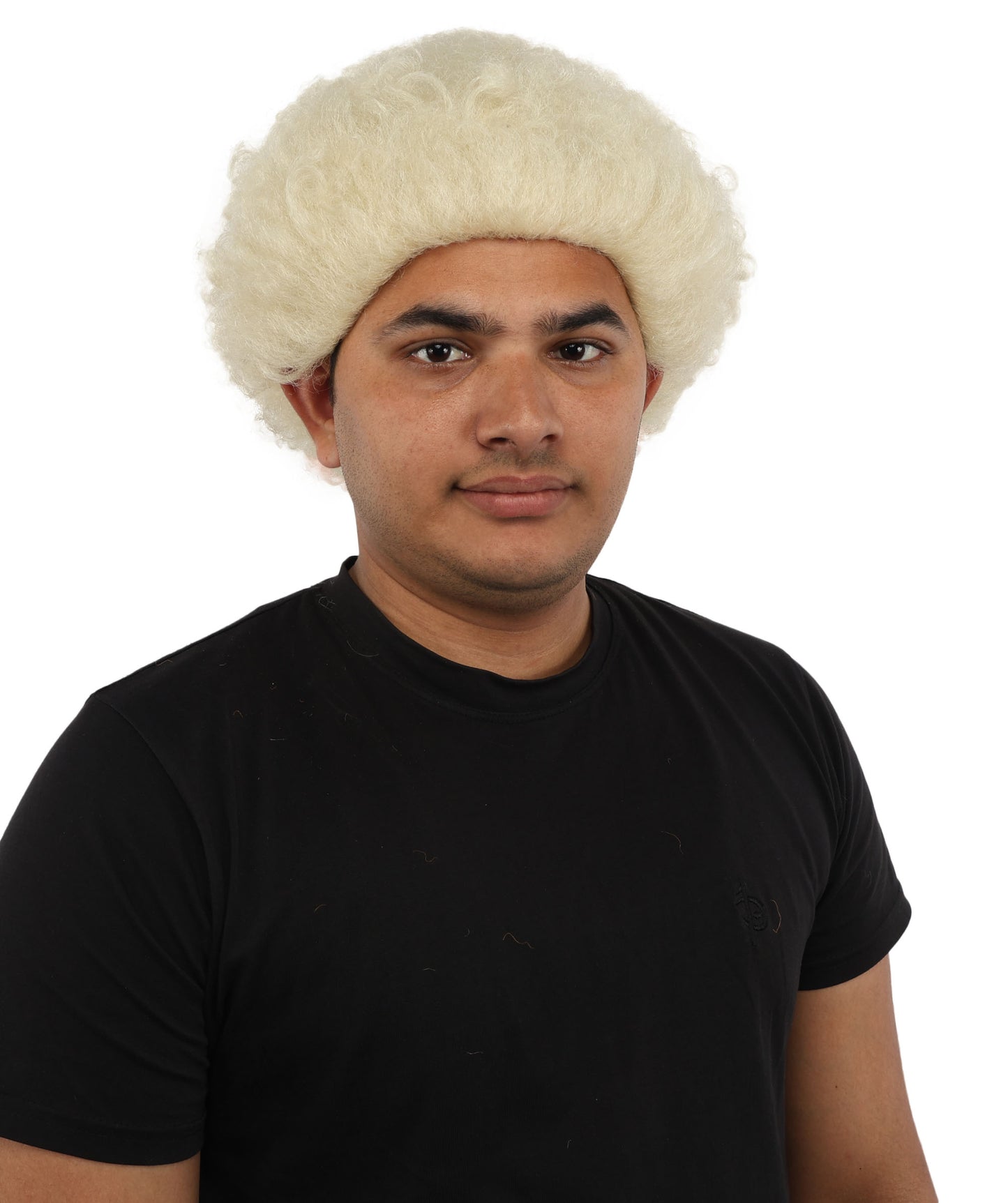 HPO Men's Wild Rocker Wig | Multicolor Options | Voluminous Frizzy Heavy Metal Hair, Two Tone Gradient & Breathable Cap | Halloween, Rock Troll Roleplay, 80s Costume, Theater & Concert Events