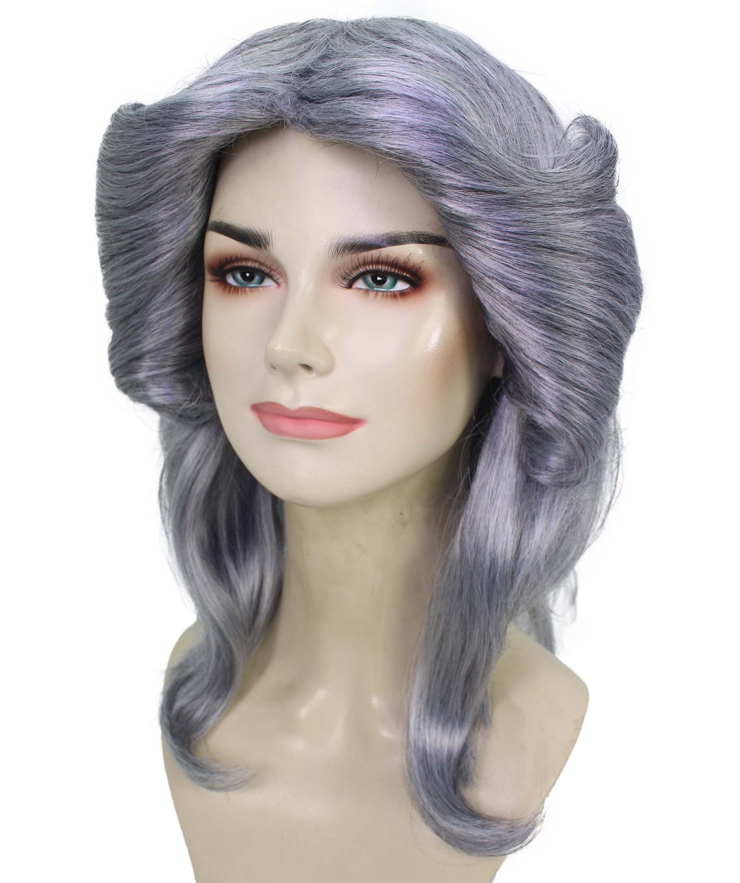 HPO Women's 70's Flick Multiple Color Retro Wig, Flame-retardant Synthetic Fiber