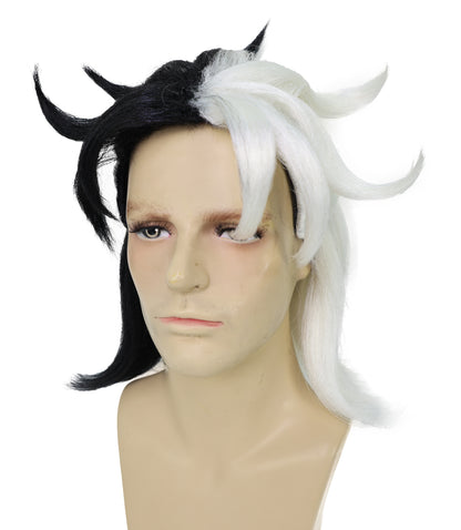 HPO Unisex Anime Role-playing Game Multiple Color Wig with Ponytail