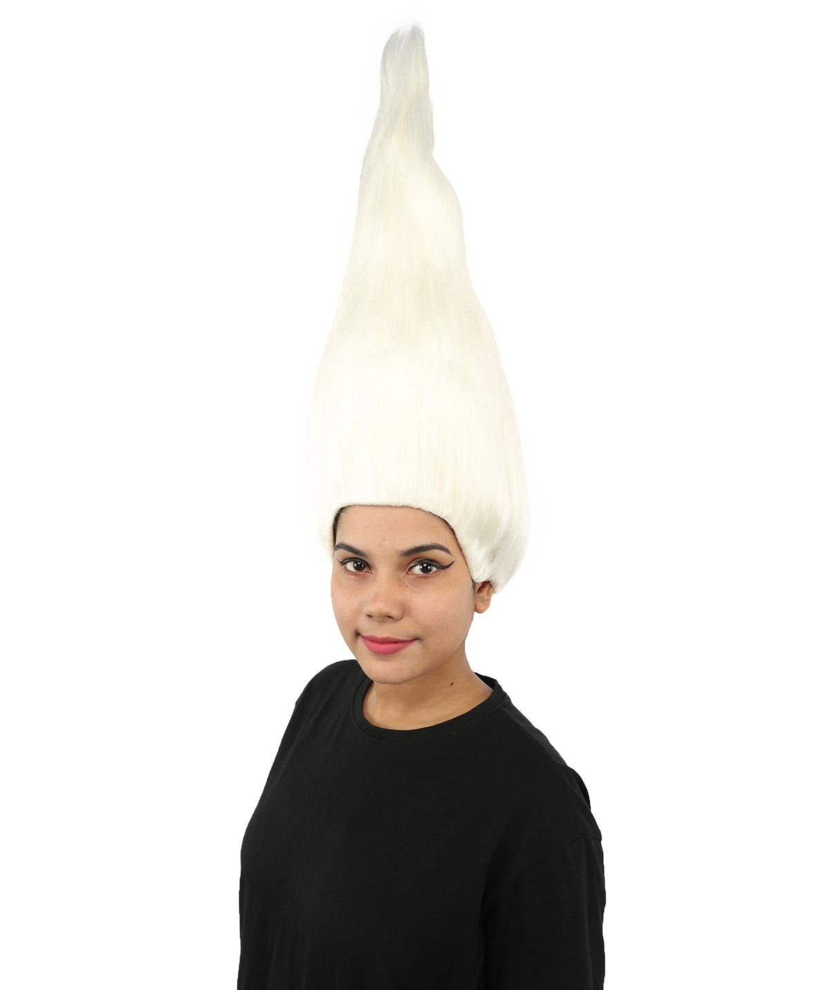 HPO Adult & Teen Women's Tall Cone Wig | Multicolor Options, create of synthetic fiber, extremely tall smooth pointed texture, breathable base | Party, Halloween, theater, drag, performance, costume events