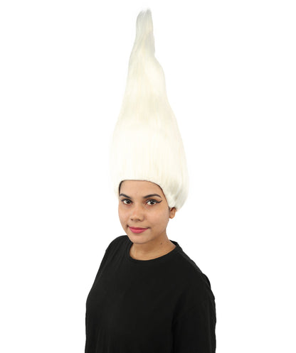 HPO Adult & Teen Women's Tall Cone Wig | Multicolor Options, create of synthetic fiber, extremely tall smooth pointed texture, breathable base | Party, Halloween, theater, drag, performance, costume events