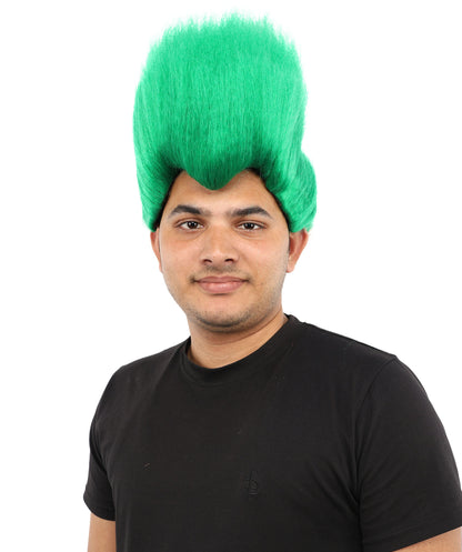 Hades God of Death |Multiple Color Fake Flame Spikes | Premium Halloween Wig