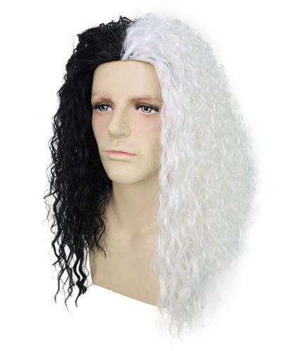 HPO Men Hawaiian Black Hair Wig | Cosplay Wigs | Premium Breathable Capless Cap