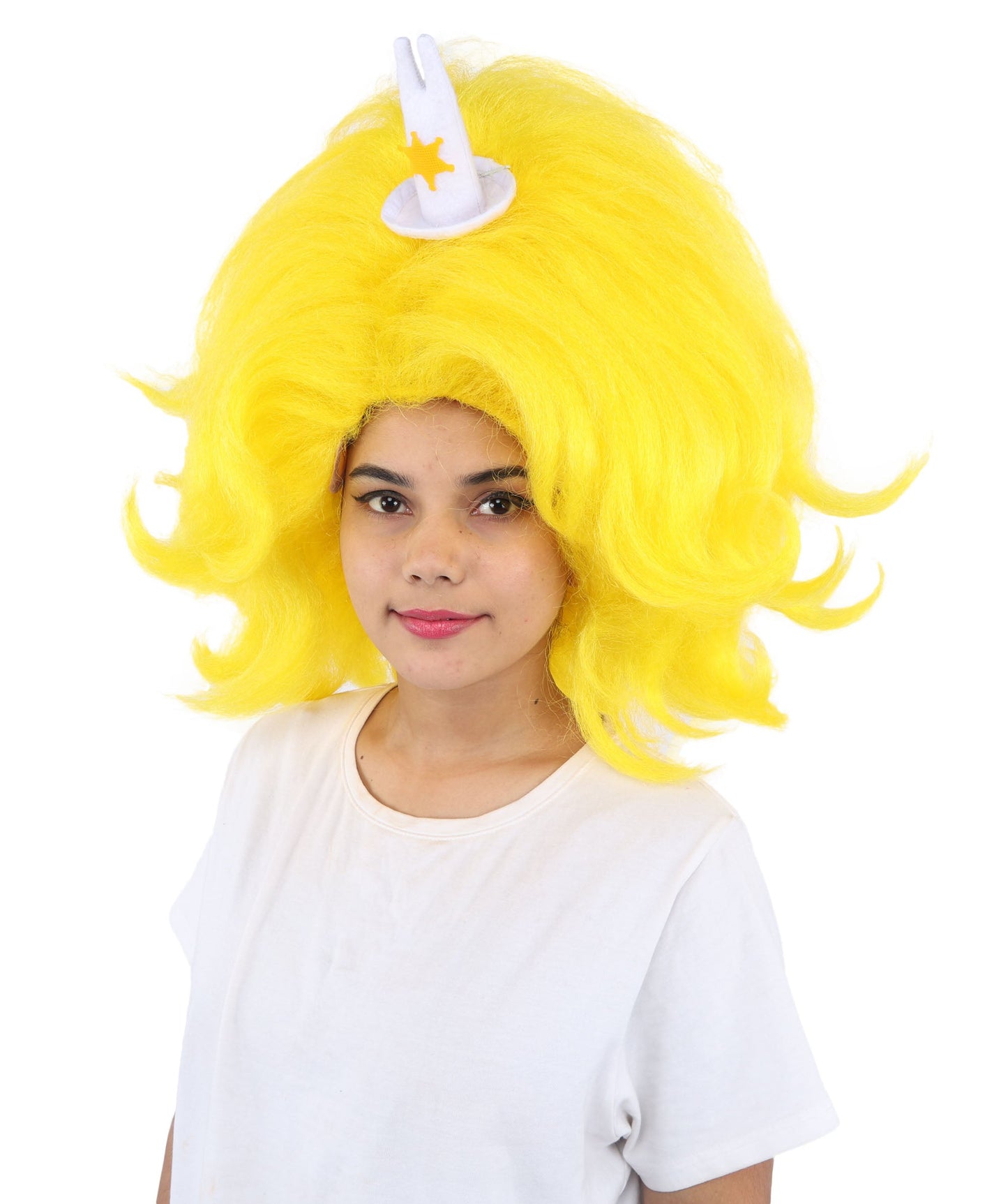 HPO Adult Women's Long Red Bob Wig | Straight Shoulder-Length Black Hair with Blunt Bangs, Included Accessory Set & Breathable Cap | Halloween, Anime Roleplay, Costume Party & Daily Wear