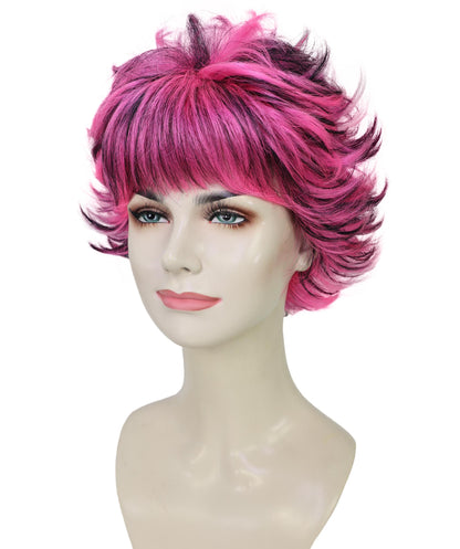 Women’s Layered Short Wig | Stylish Hairstyle | Breathable Capless Cap