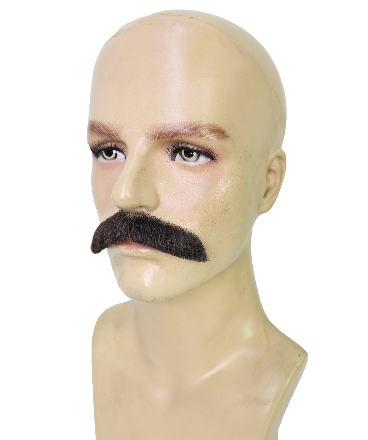 HPO Adult Men's CHAPLIN Tash – Multiple Chaplin Mustache for Fun, Self-Adhesive Lightweight Synthetic Fiber