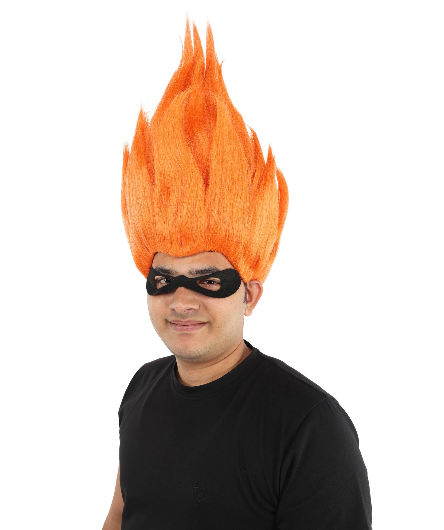 HPO Animated Movie Supervillain Wig , Troll Wig , Premium Breathable Capless Cap