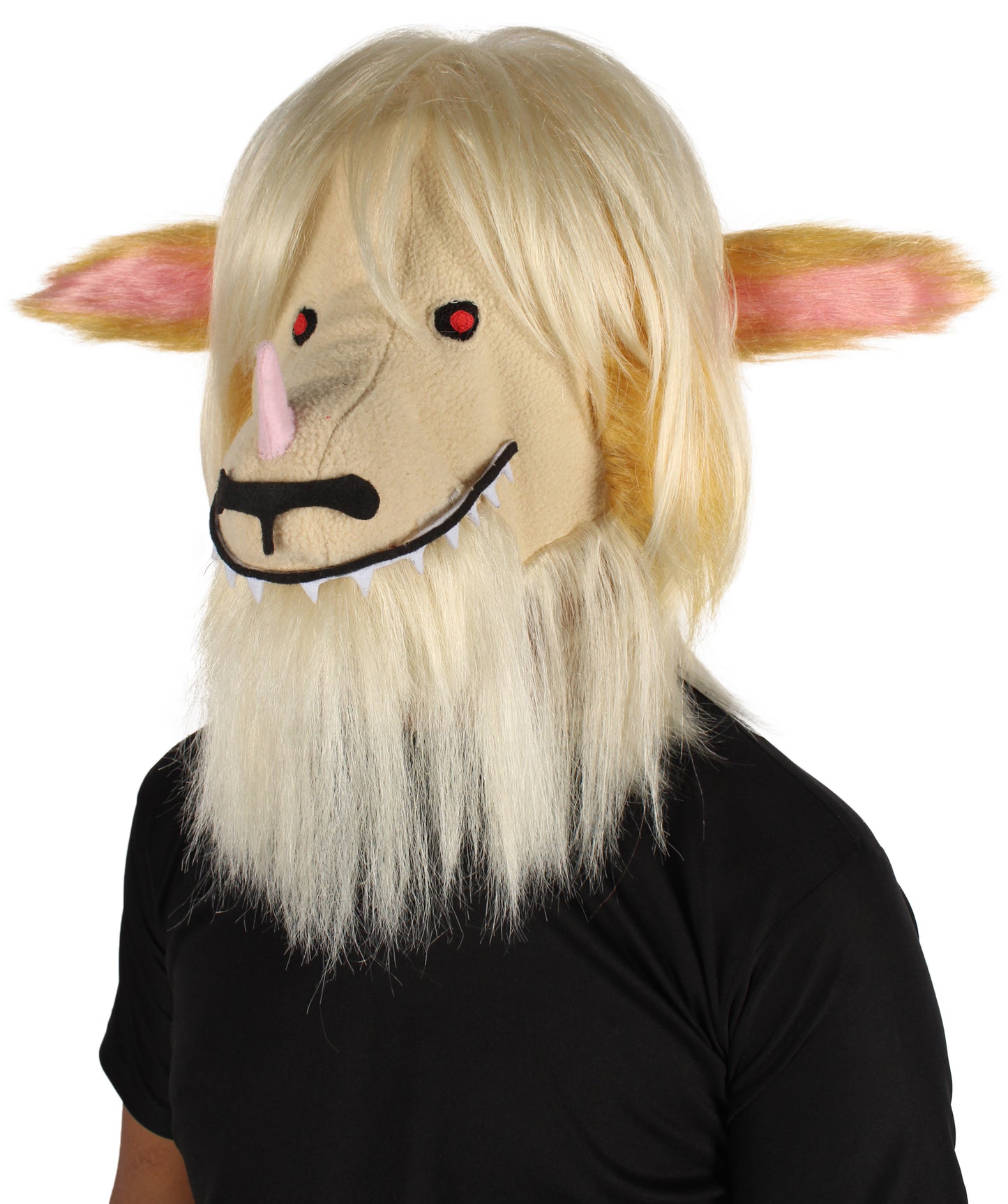 Unisex Unicorn Demon Blonde Doggy Mask