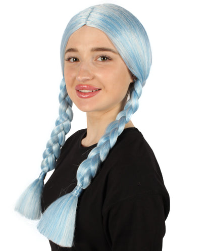 HPO Women's  Braided Gothic Wig | Multiple Color Collections TV Movie Wigs | Premium Breathable Capless Cap