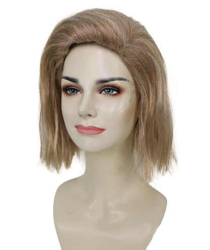 Adult Women's 10" Inch Short Length Halloween Cosplay Ombre Pop Star Fireworks Costume Wig, Synthetic Soft Fiber Hair | Multicolor Options | HPO