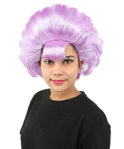 Women's Voluminous Retro Wig | Multiple Color Options, create of synthetic fiber, teased curly volume, breathable capless cap | Party, Halloween, theater, drag, performance, costume events