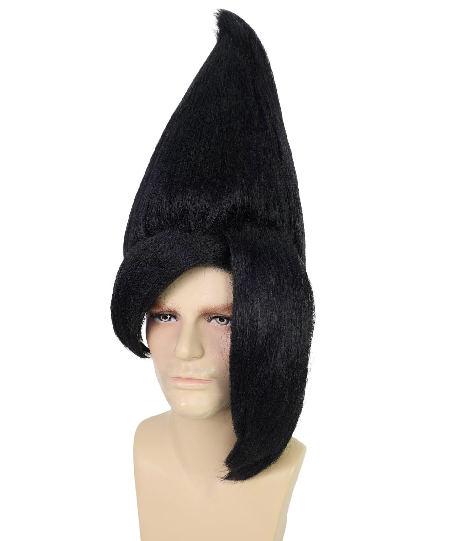 HPO Adult Men's Tv Musical Movie Troll Spiked Wig | Multicolor Options | Flame-retardant Synthetic Fiber