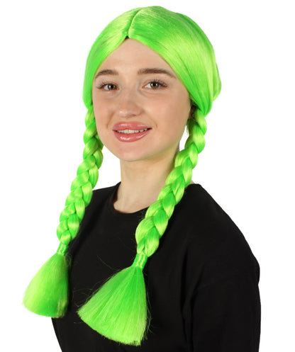 HPO Women's  Braided Gothic Wig | Multiple Color Collections TV Movie Wigs | Premium Breathable Capless Cap